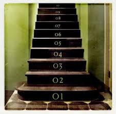 Numbered Stairs
